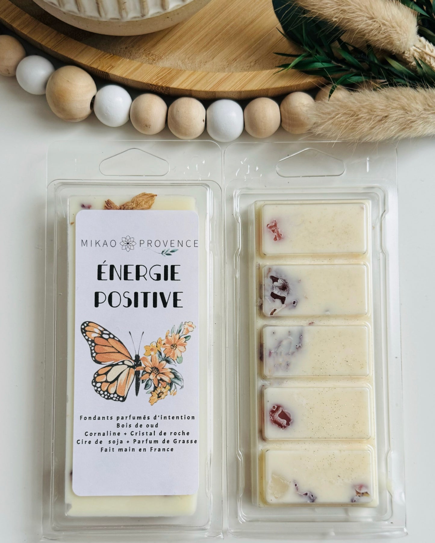 Fondant parfumé d'intention Énergie positive - Bois de Oud