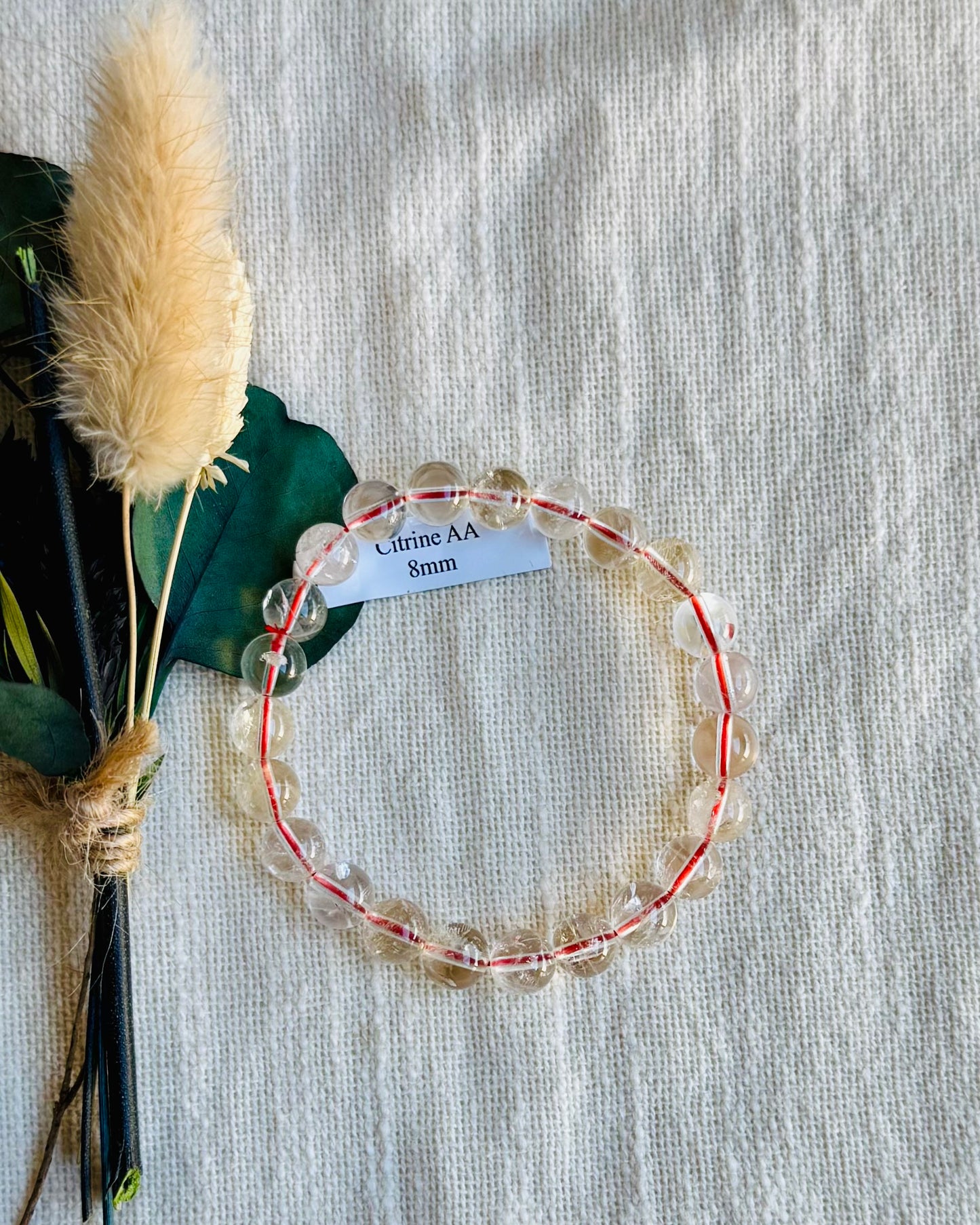 Bracelet Citrine naturelle - Abondance