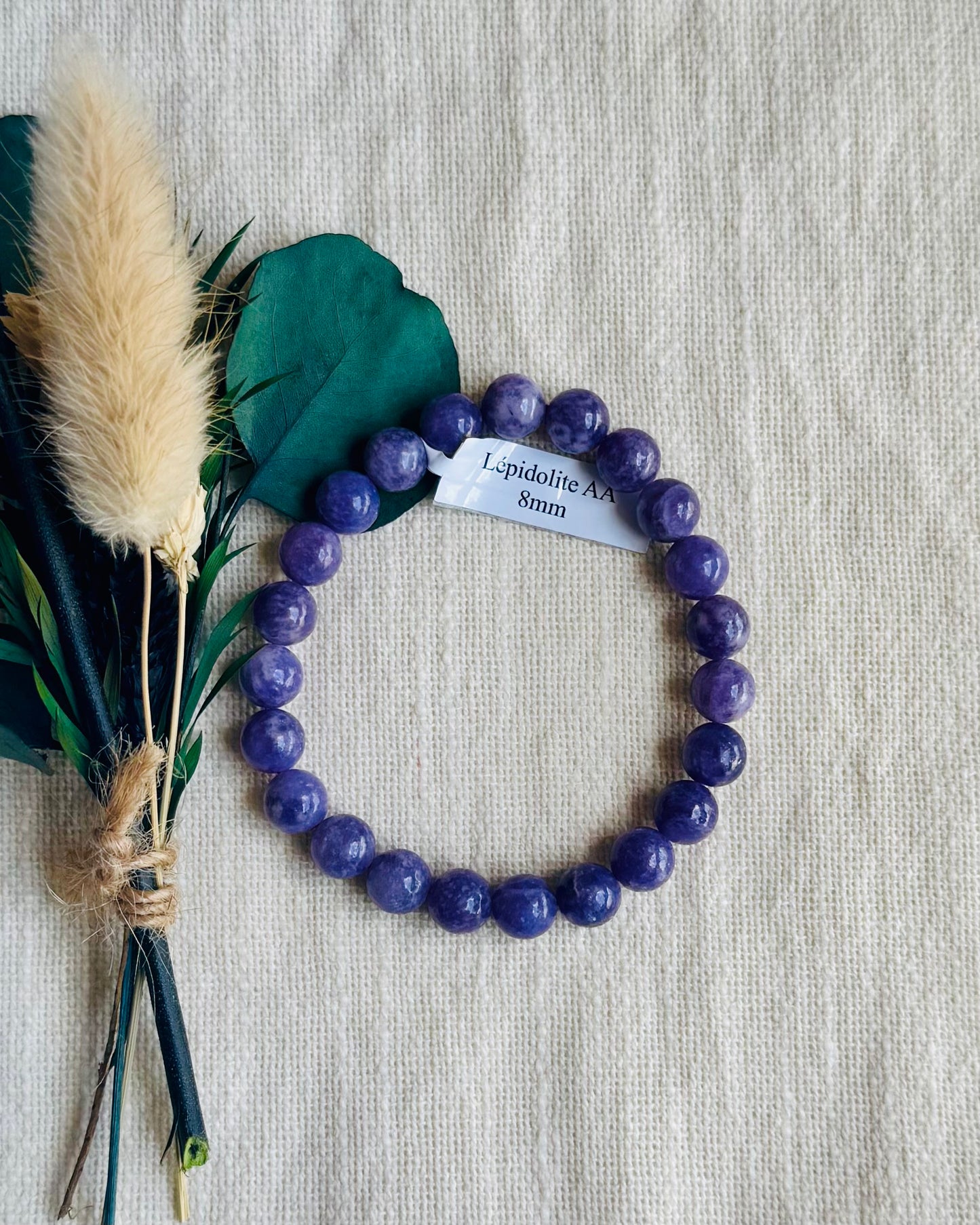 Bracelet Lépidolite - Lâcher-prise