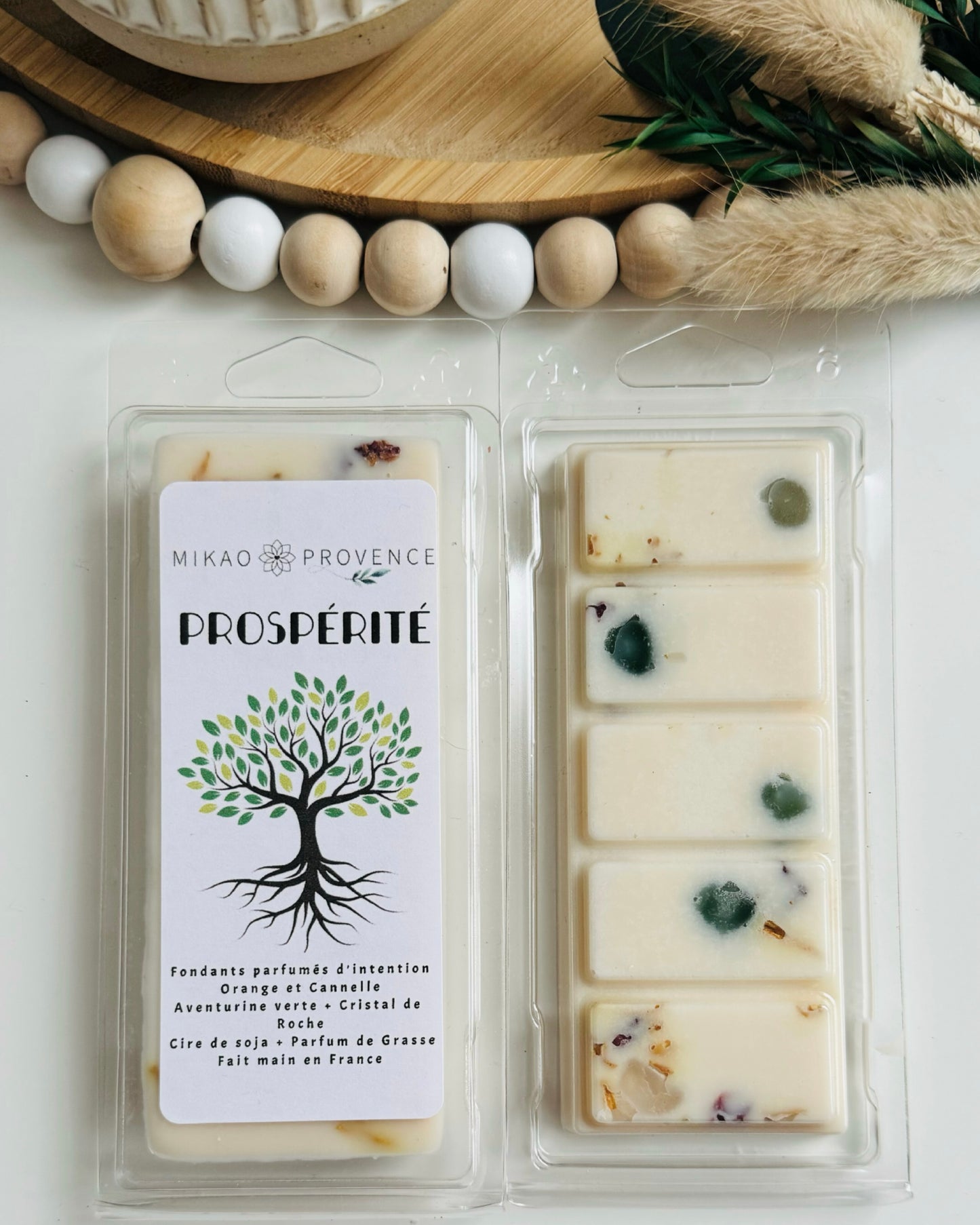 Fondant parfumé d'intention prospérité