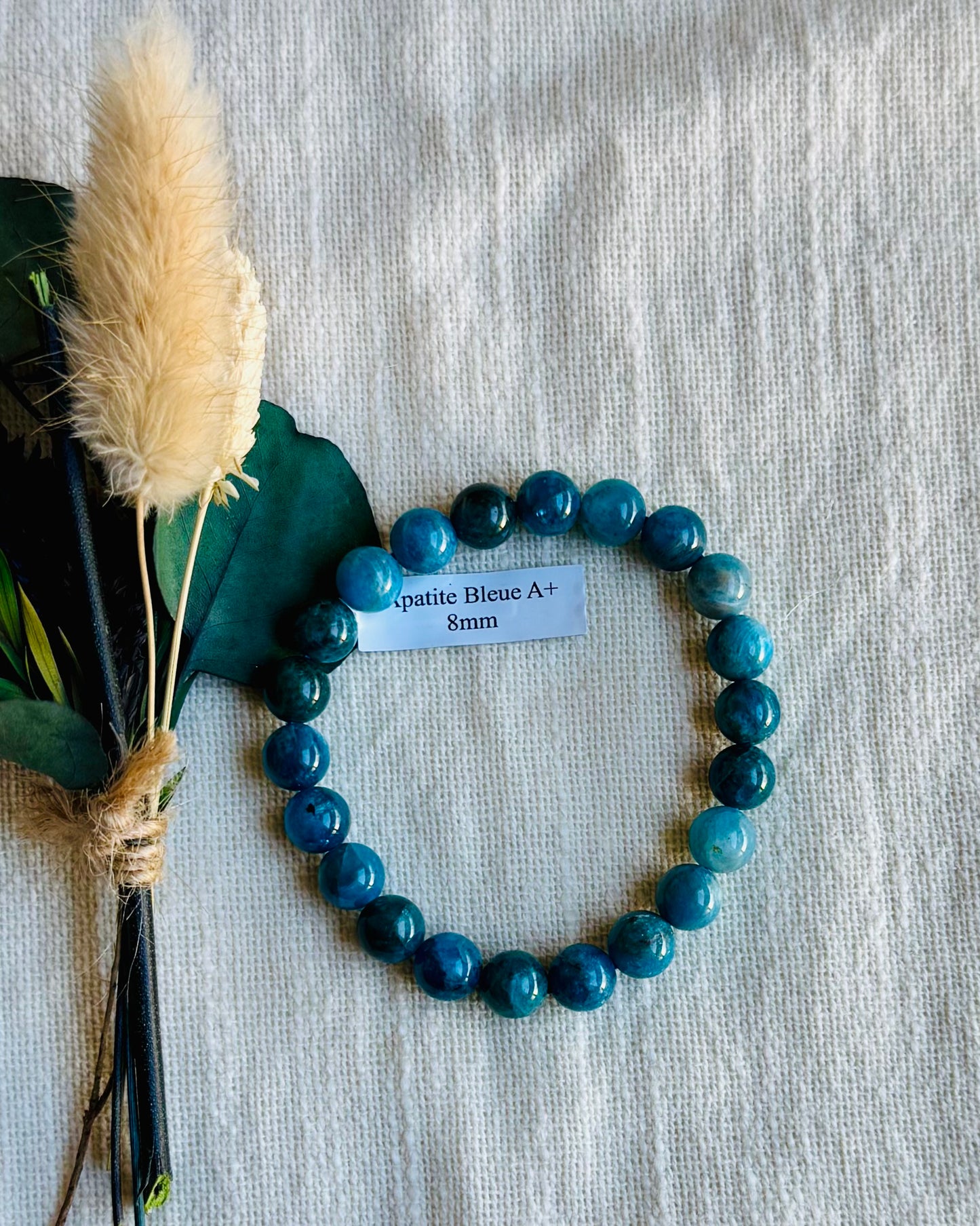 Bracelet Apatite bleue - Hypersensibilité