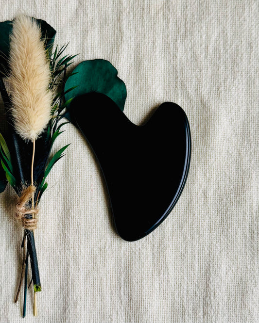 Gua sha  - Obsidienne noire