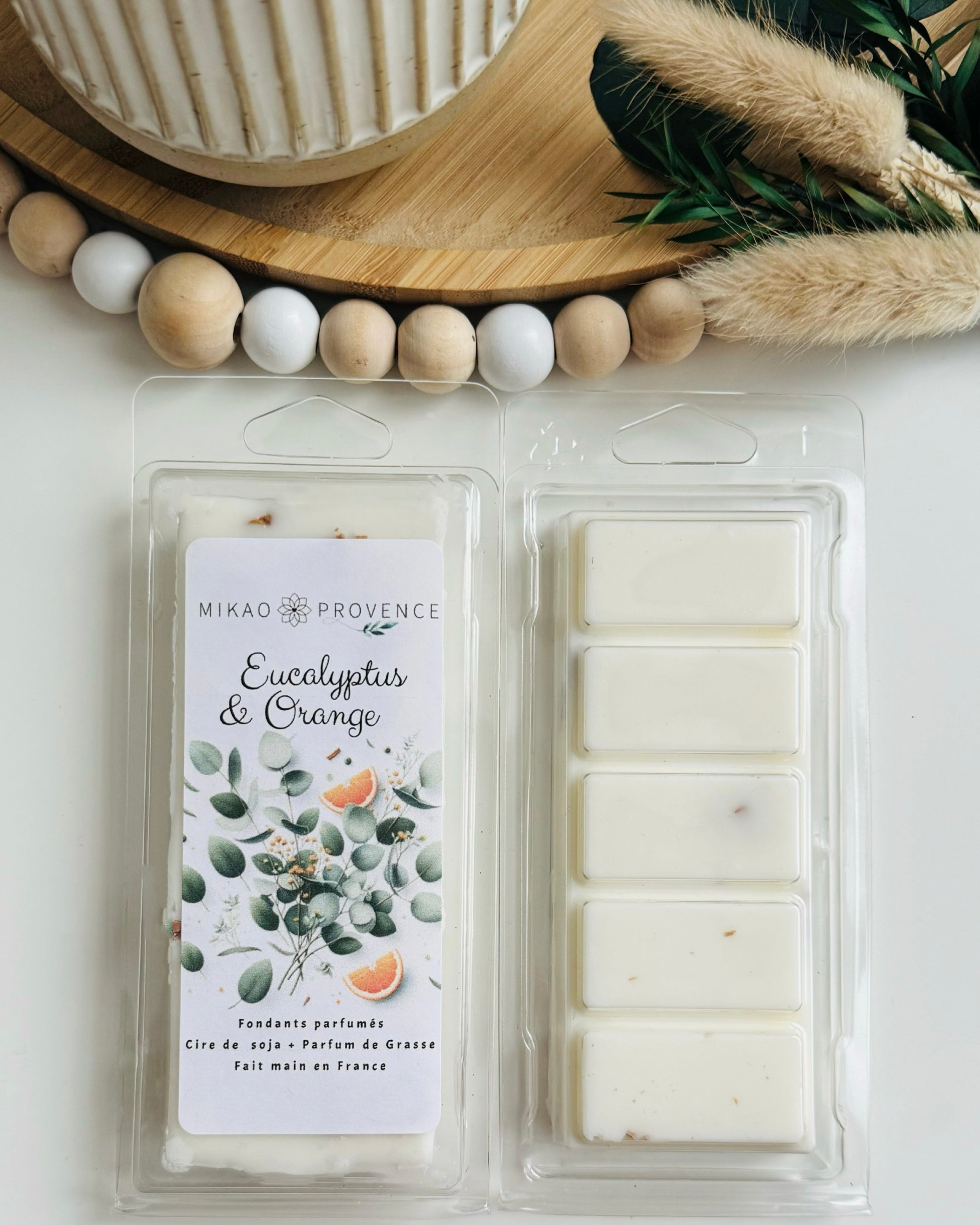 Fondant parfumé eucalyptus et orange