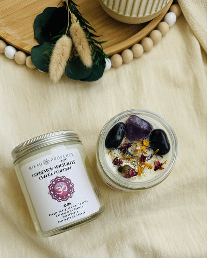 Bougie chakra couronne