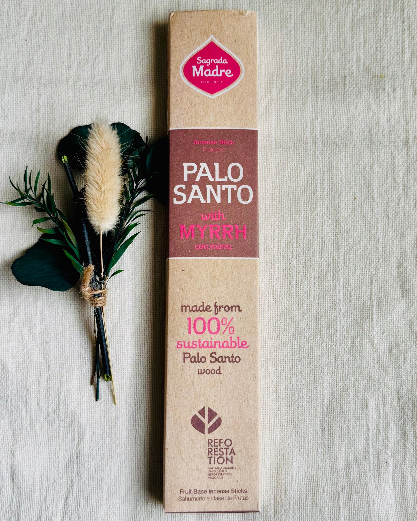 Bâton d’encens palo santo - Myrrhe
