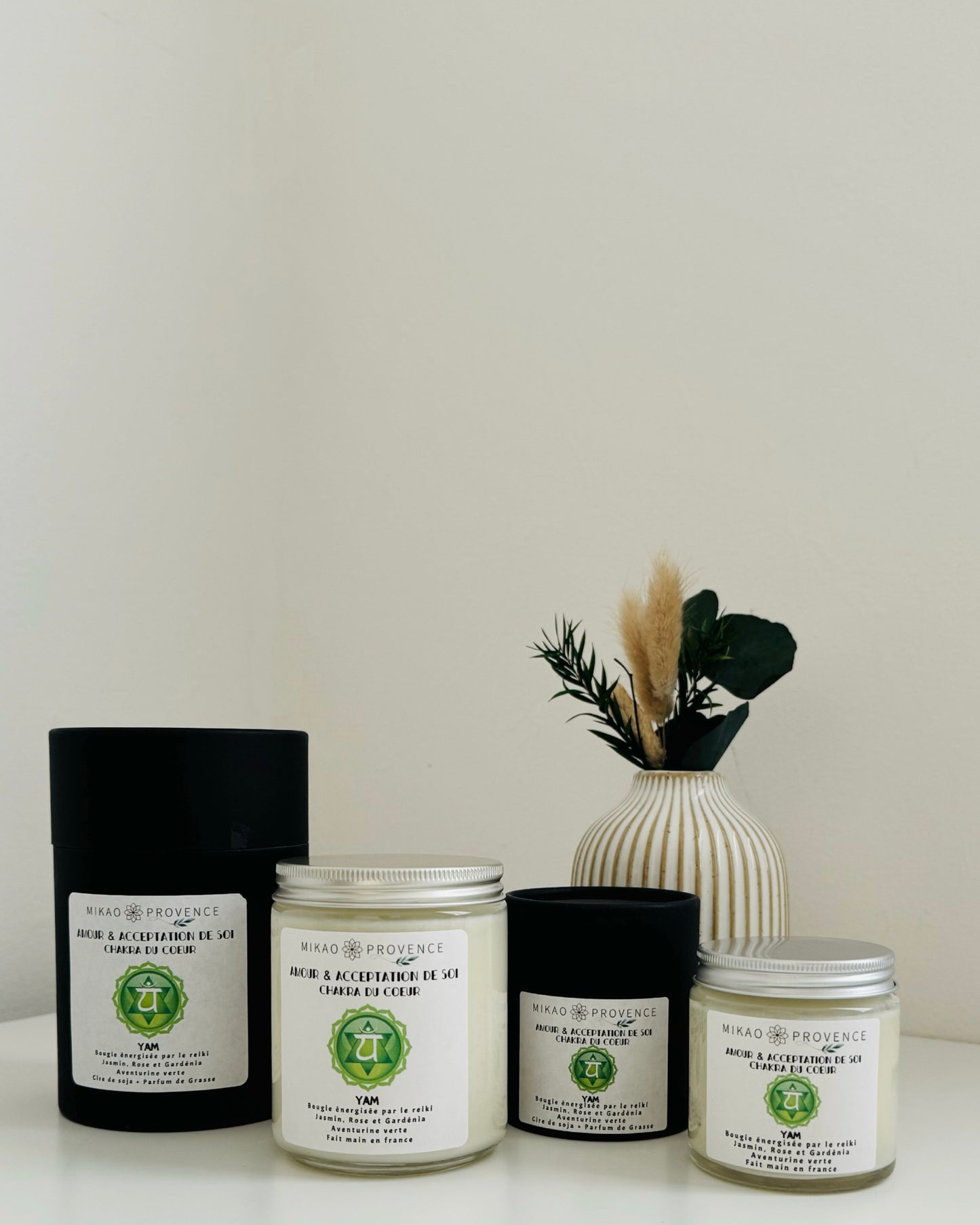 Bougie chakra du coeur
