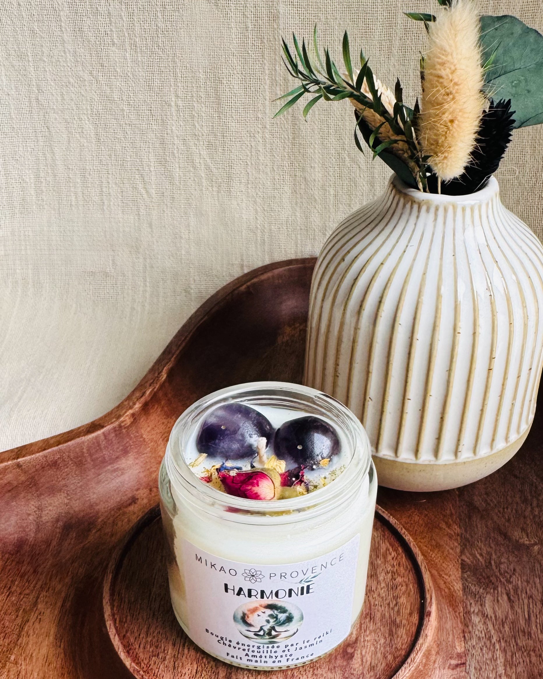 Bougie d’Intention Harmonie – Améthyste - 90g