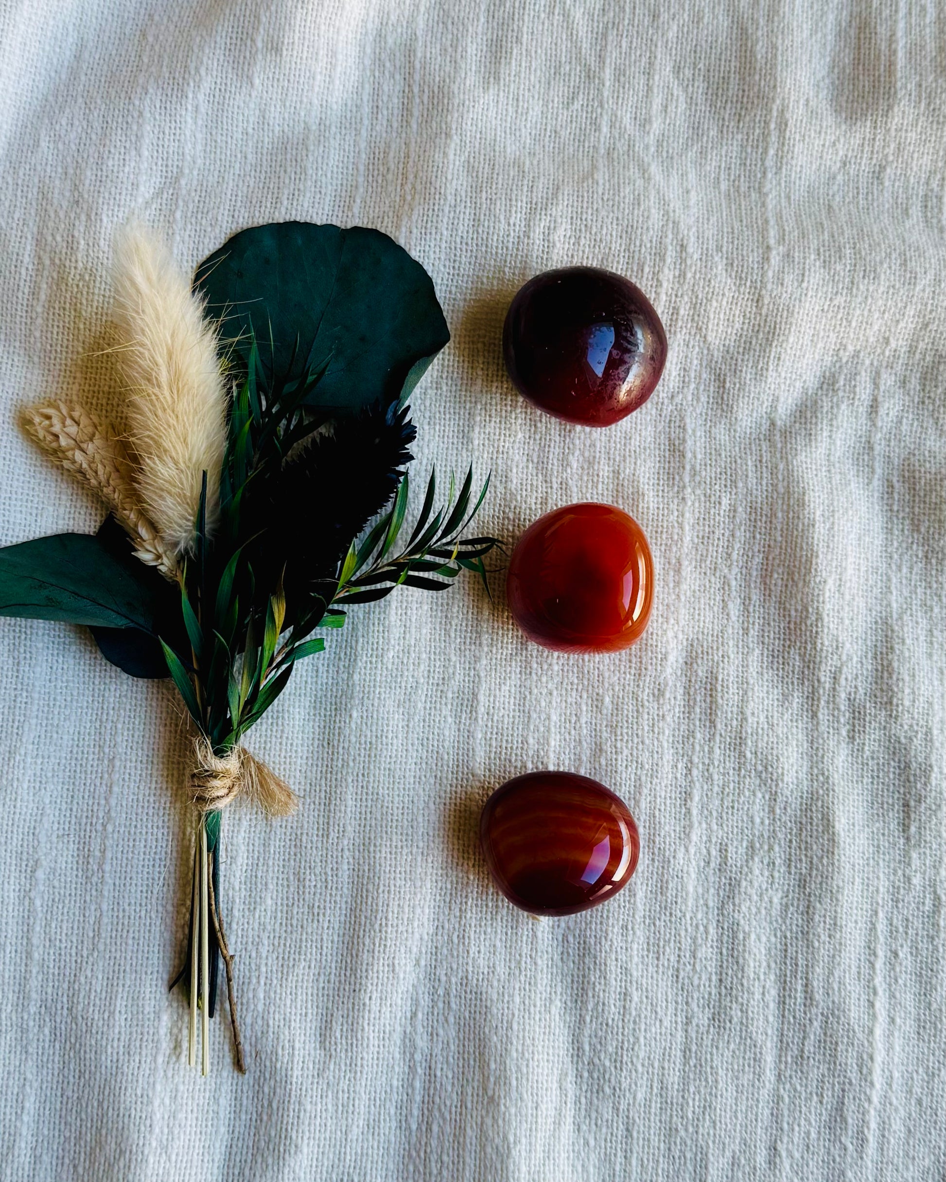 Pierre roulée Cornaline - Joie & Créativité