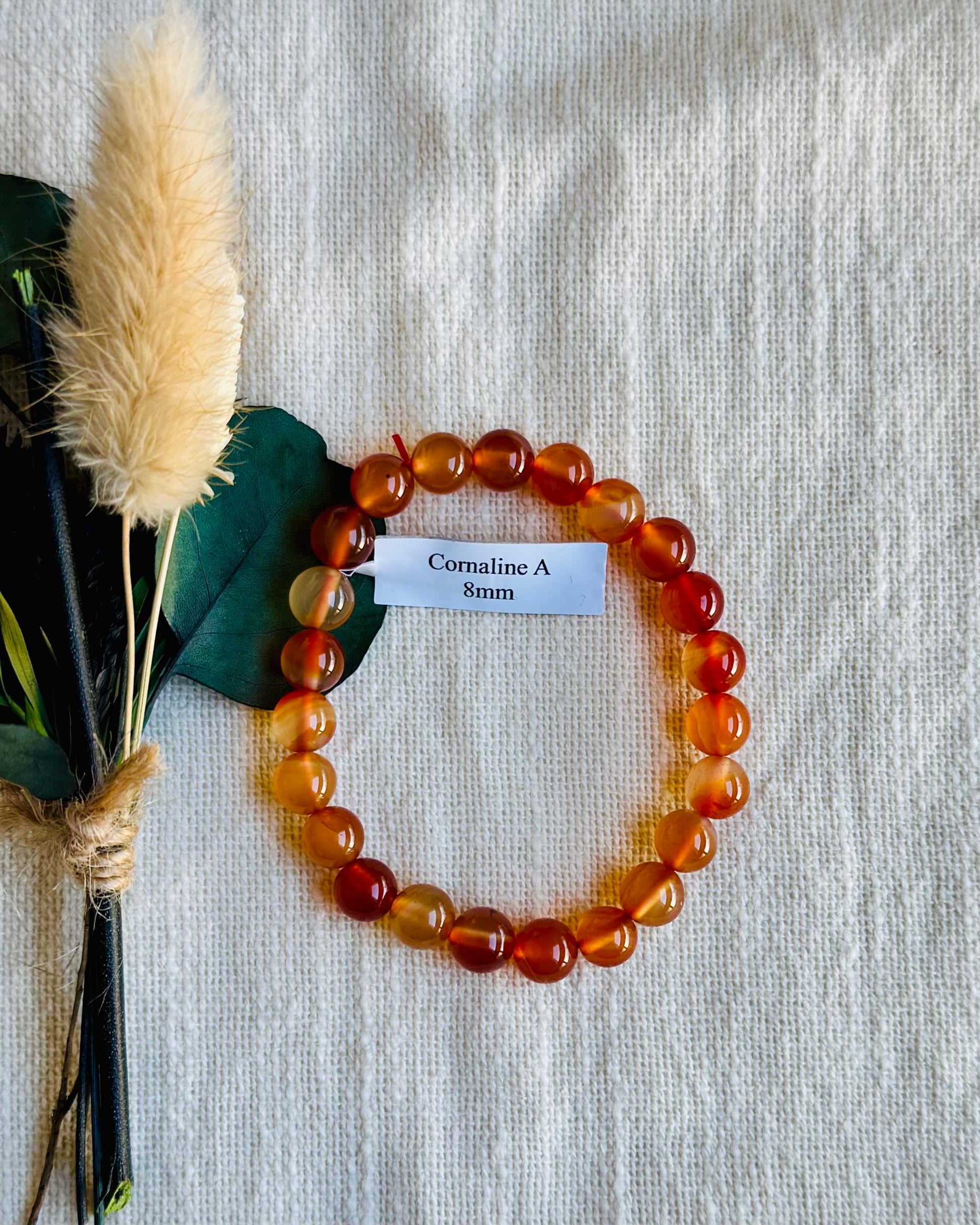 Bracelet Cornaline, Confiance en soi