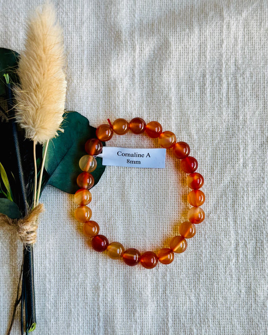 Bracelet Cornaline, Confiance en soi