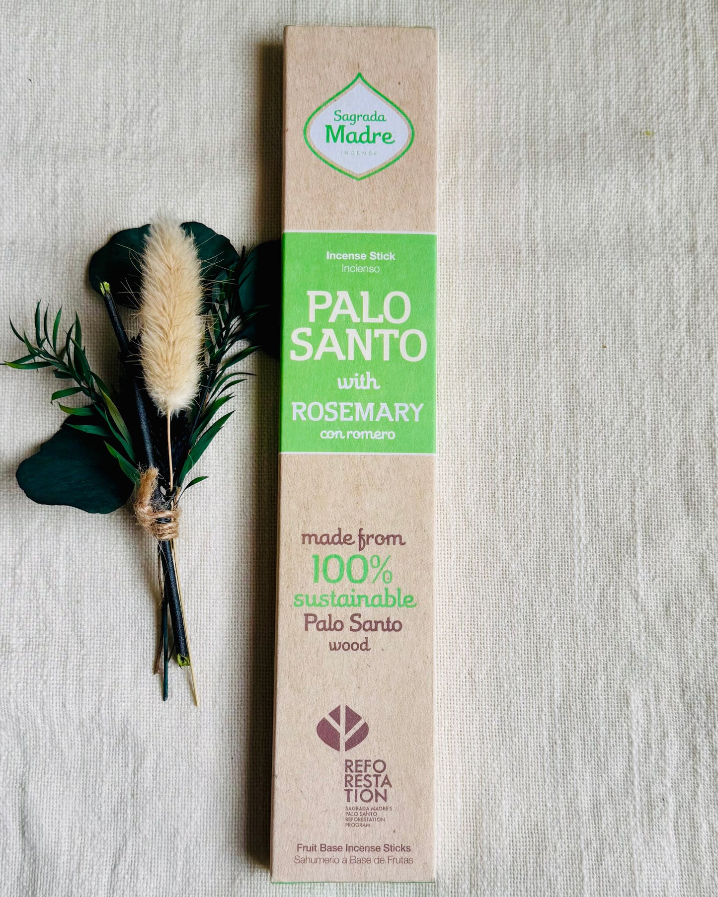 Bâton d’encens palo santo - Romarin