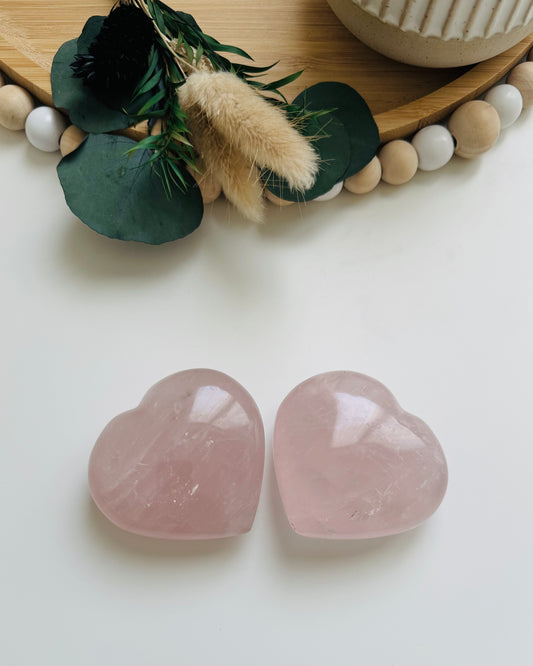 Coeur de Quartz Rose, Amour de soi et Sérénité